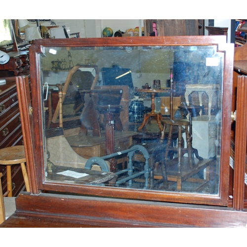 203 - Mahogany dressing table - Postage/packing not available.