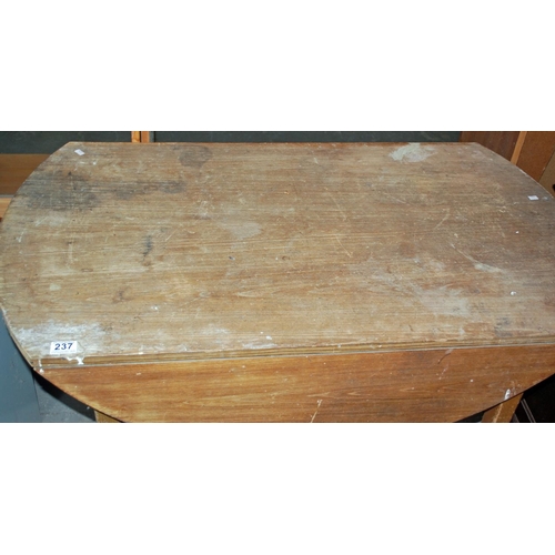 237 - Retro dining table - Postage/packing not available.