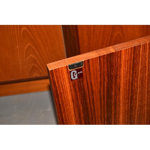 20 - A large 1970's G-Plan Fresco wall unit comprising of 7 separate modular parts - with original 1978 c... 