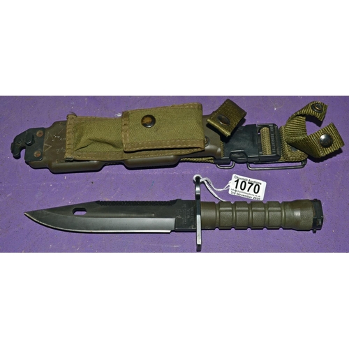 A US M9 Phrobis III bayonet marked Buck 188 U.S.A.V - with