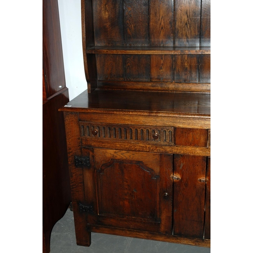 71 - A vintage oak dresser - Postage/packing not available