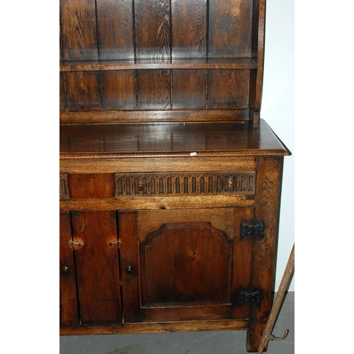 71 - A vintage oak dresser - Postage/packing not available