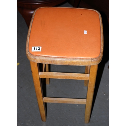 152 - Retro kitchen stool - Postage/packing not available