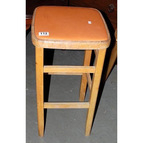 152 - Retro kitchen stool - Postage/packing not available