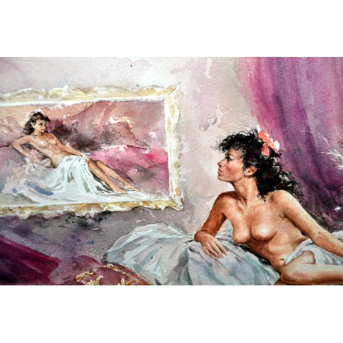 399 - A limited editing print of a nude lady by Gordon King - Postage/ Packing not available