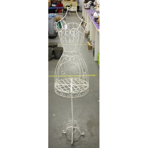 334 - A wirework mannequin - Postage/packing not available