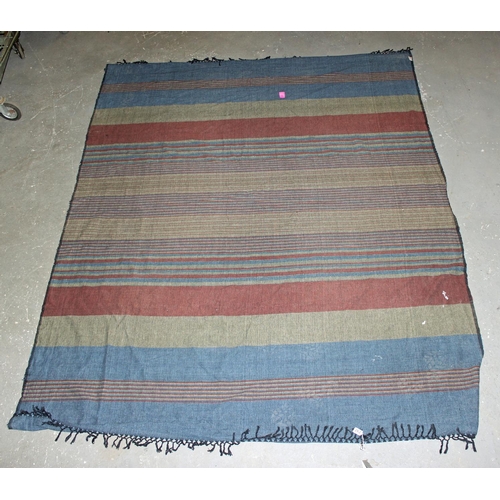 262 - Large flat weave rug