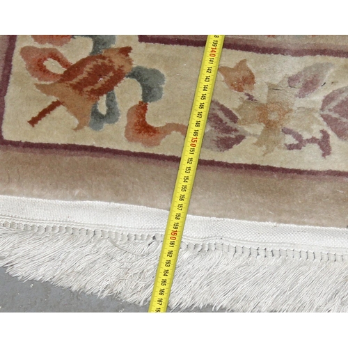 267 - A Chinese thick pile rug