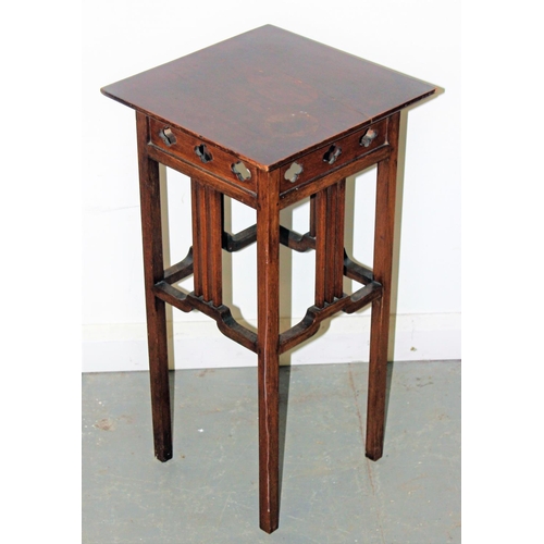 74 - An Arts and Crafts period small table in the style of Liberty - Postage/packing not available