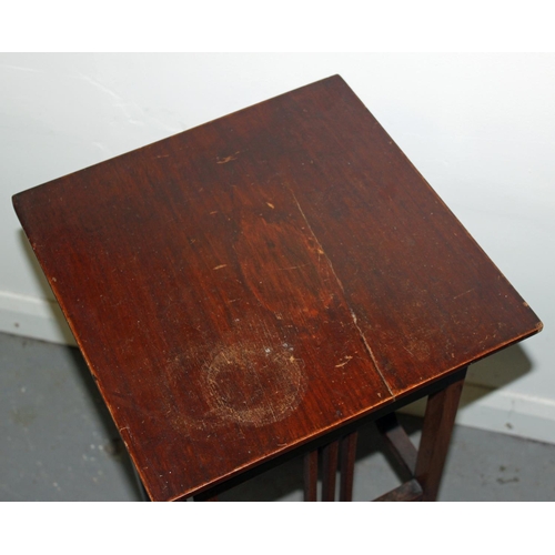 74 - An Arts and Crafts period small table in the style of Liberty - Postage/packing not available