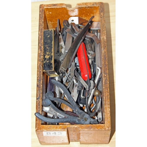 843 - Qty of assorted engineering tools - Postage/ Packing not available