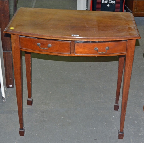 117 - Mahogany side table - Postage/packing not available