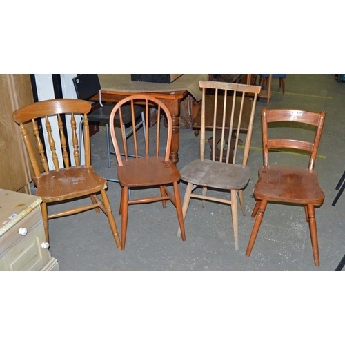 141 - 4 Chairs - Postage/packing not available