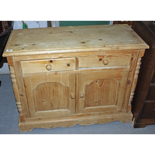 60 - Stripped pine sideboard - Postage/packing not available