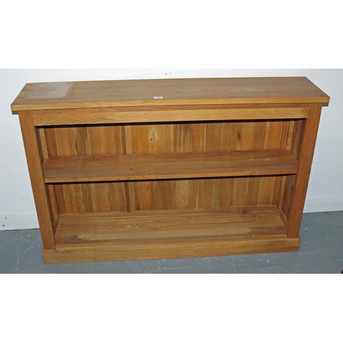 78 - Oak bookcase - Postage/packing not available