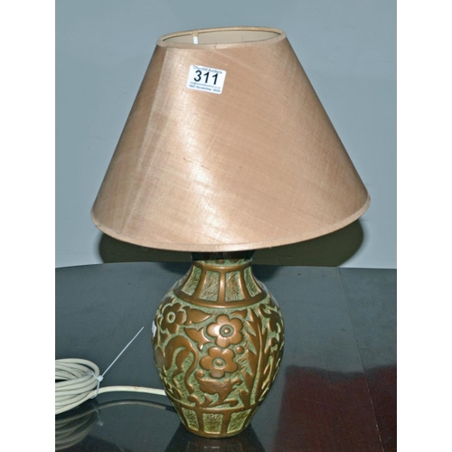 311 - Table lamp - Postage/packing not available