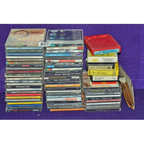 667 - Qty of CD's etc - Postage/ Packing not available