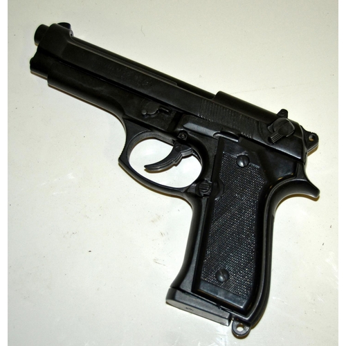 1003 - An 8mm Bruni Model 92, blank firing, semi-automatic pistol, with hard plastic case - This lot is off... 