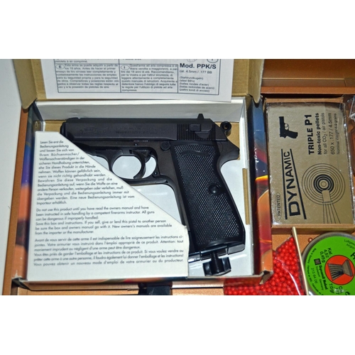 1005 - A Walther PPK/S BB Blowback pistol and accessories - This lot is offered for the purposes of histori... 