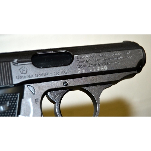 1005 - A Walther PPK/S BB Blowback pistol and accessories - This lot is offered for the purposes of histori... 