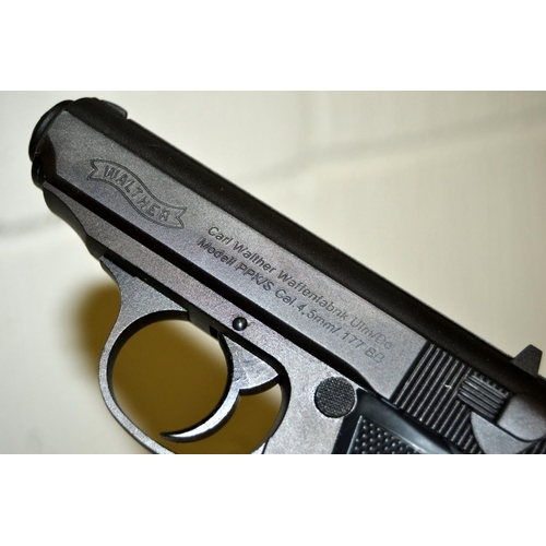 1005 - A Walther PPK/S BB Blowback pistol and accessories - This lot is offered for the purposes of histori... 