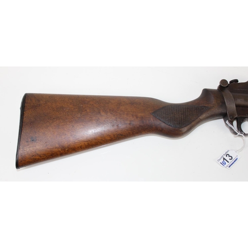 1013 - An early 20th century .22 Webley & Scott MK2 Service Rifle - UK Patent No 371548