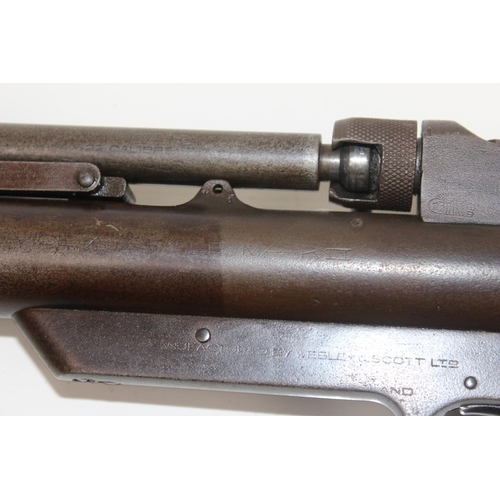 1013 - An early 20th century .22 Webley & Scott MK2 Service Rifle - UK Patent No 371548