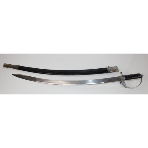 1014 - Indian style Tulwar sword and sheath