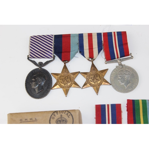 1023 - WW1 & 2 Medals to inc DFM (Distinguished Flying Medal) group on bar to 1806016 F/Sgt John Oliver SEA... 