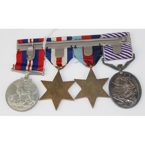 1023 - WW1 & 2 Medals to inc DFM (Distinguished Flying Medal) group on bar to 1806016 F/Sgt John Oliver SEA... 