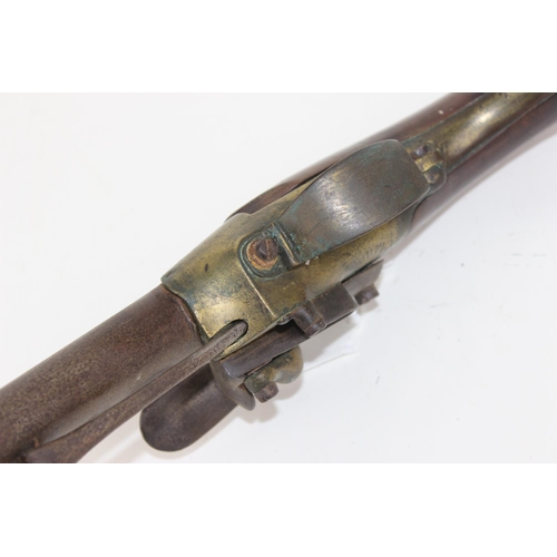 1024 - A late 18th or early 19th century French St Etienne flintlock pistol believed to be a Charleville mo... 