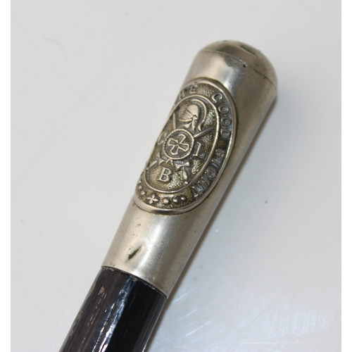 1028 - An early 20th century Church Lads Brigade swagger stick