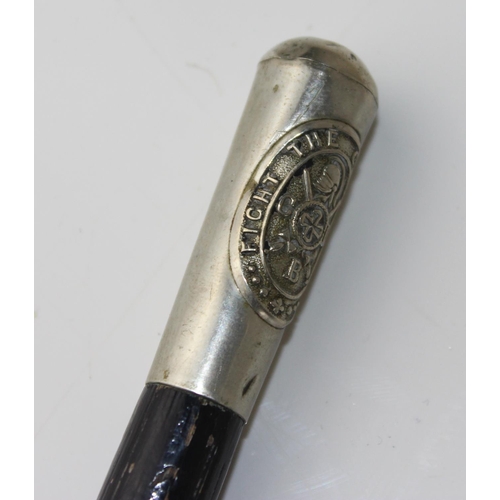 1028 - An early 20th century Church Lads Brigade swagger stick