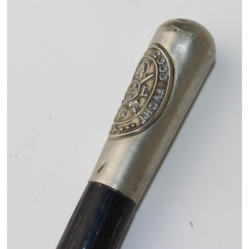 1028 - An early 20th century Church Lads Brigade swagger stick