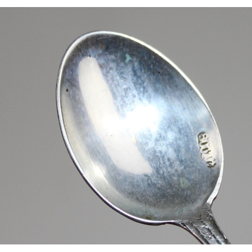 1107 - Qty of white metal, silver and silver-plated collectors spoons