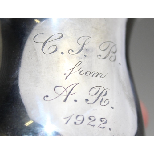 1113 - A small silver tankard - Birmingham 1907 by Levi & Salaman - approx 69.5g gross