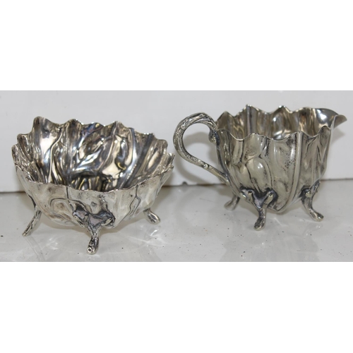 1125 - Qty of silver-plated items to inc a Chinese rickshaw cruet set