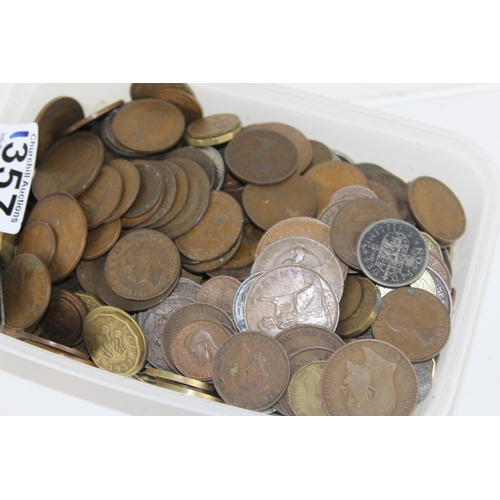 1357 - Qty of assorted coins - approx 1.9kg