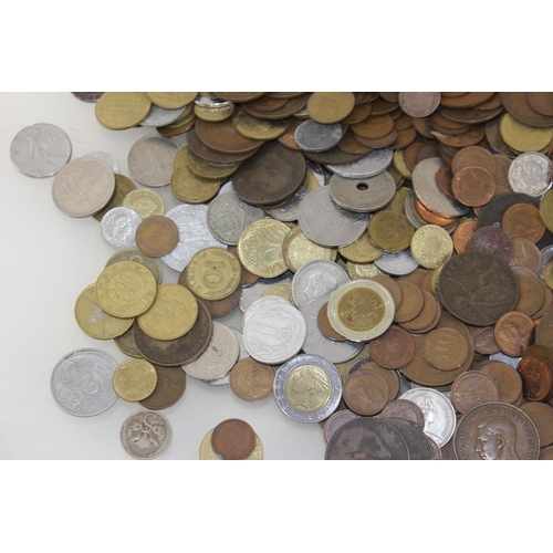 1361 - Coins - Mixed British & World coins - approx 2kg