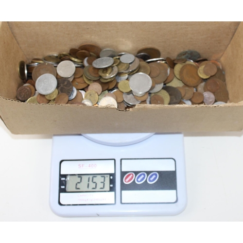 1361 - Coins - Mixed British & World coins - approx 2kg