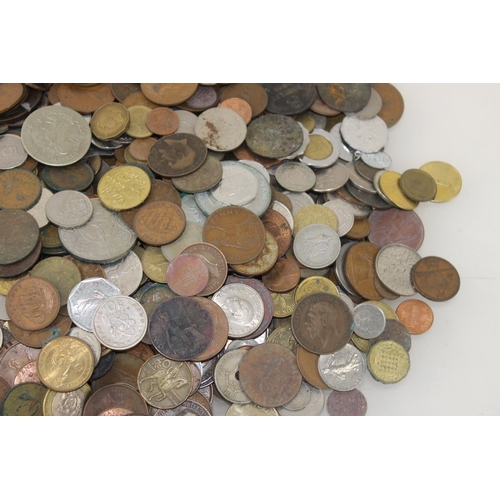 1362 - Coins - Mixed British & World coins - approx 5.2kg