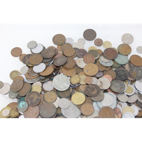 1362 - Coins - Mixed British & World coins - approx 5.2kg