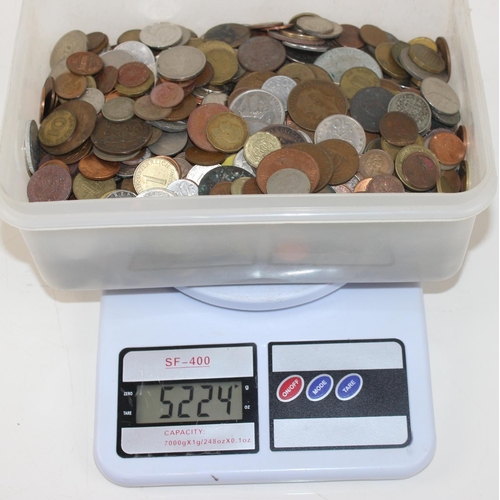 1362 - Coins - Mixed British & World coins - approx 5.2kg