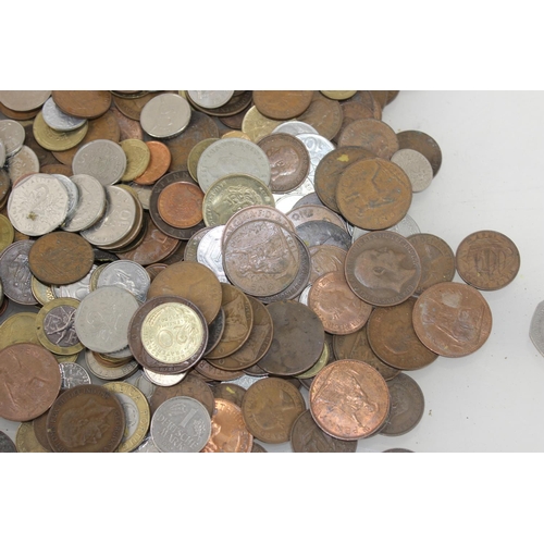 1363 - Coins - Mixed British & World coins - approx 2kg