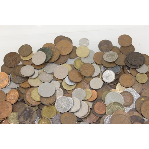 1363 - Coins - Mixed British & World coins - approx 2kg