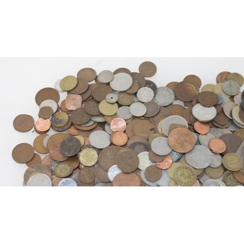 1364 - Coins - Mixed British & World coins & some banknotes - approx 3.3kg