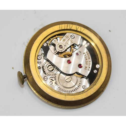 1436 - a 9ct gold cased gentleman's watch by Roidor - Edinburgh 1950 - 36.8g gross weight