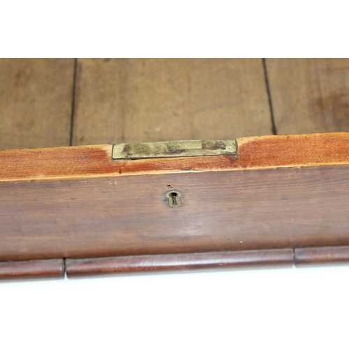 144 - Antique wooden writing slope or desk box