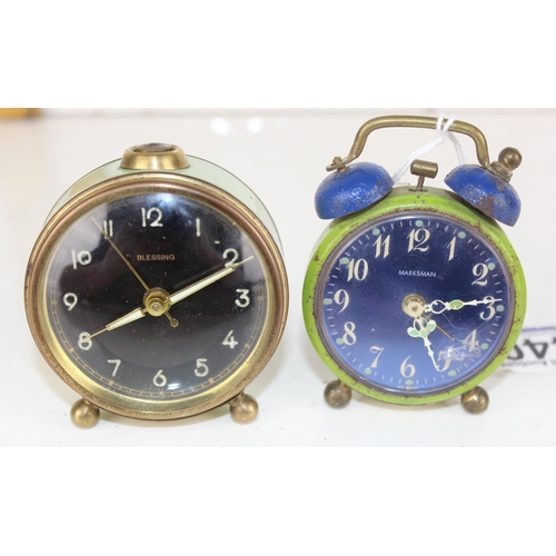 1440 - 3 vintage alarm clocks