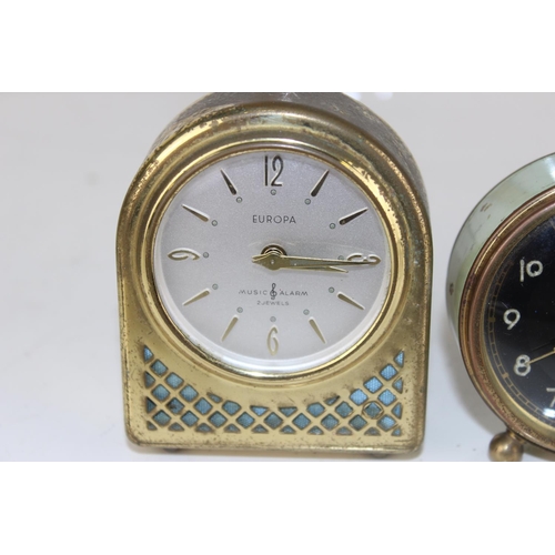 1440 - 3 vintage alarm clocks